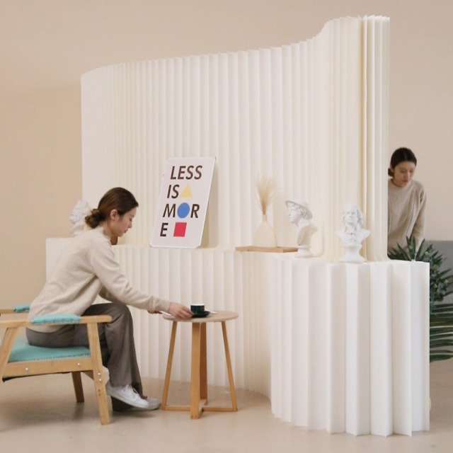 Amazon.co.jp: ペーパーパーテーション ついたて 間仕切り 陳列展示台